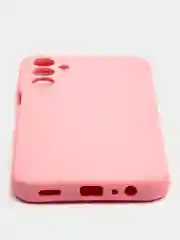 Розовый чехол для Samsung A55, A35, A15 4G, A34 5G, A24, A54 с бархатом внутри, не пачкается