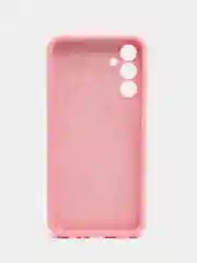 Розовый чехол для Samsung A55, A35, A15 4G, A34 5G, A24, A54 с бархатом внутри, не пачкается