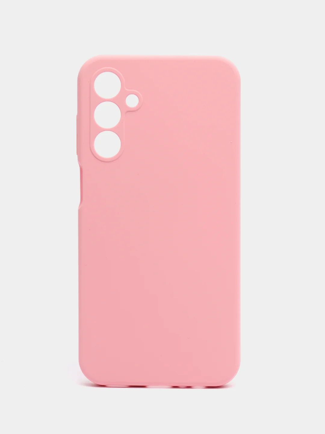 Розовый чехол для Samsung A55, A35, A15 4G, A34 5G, A24, A54 с бархатом внутри, не пачкается