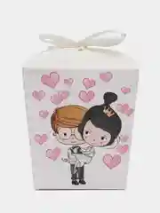 Розовый коробка подарочная, самосборная