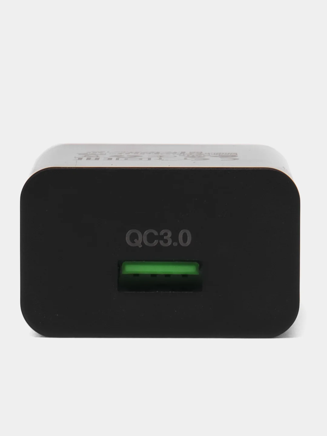 Черный сетевое зарядное устройство GFPower GF21M + кабель Micro-USB, USB-порт, QC3.0, 18Вт