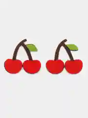 Вишенки из фетра, 4,5 см, 2 шт