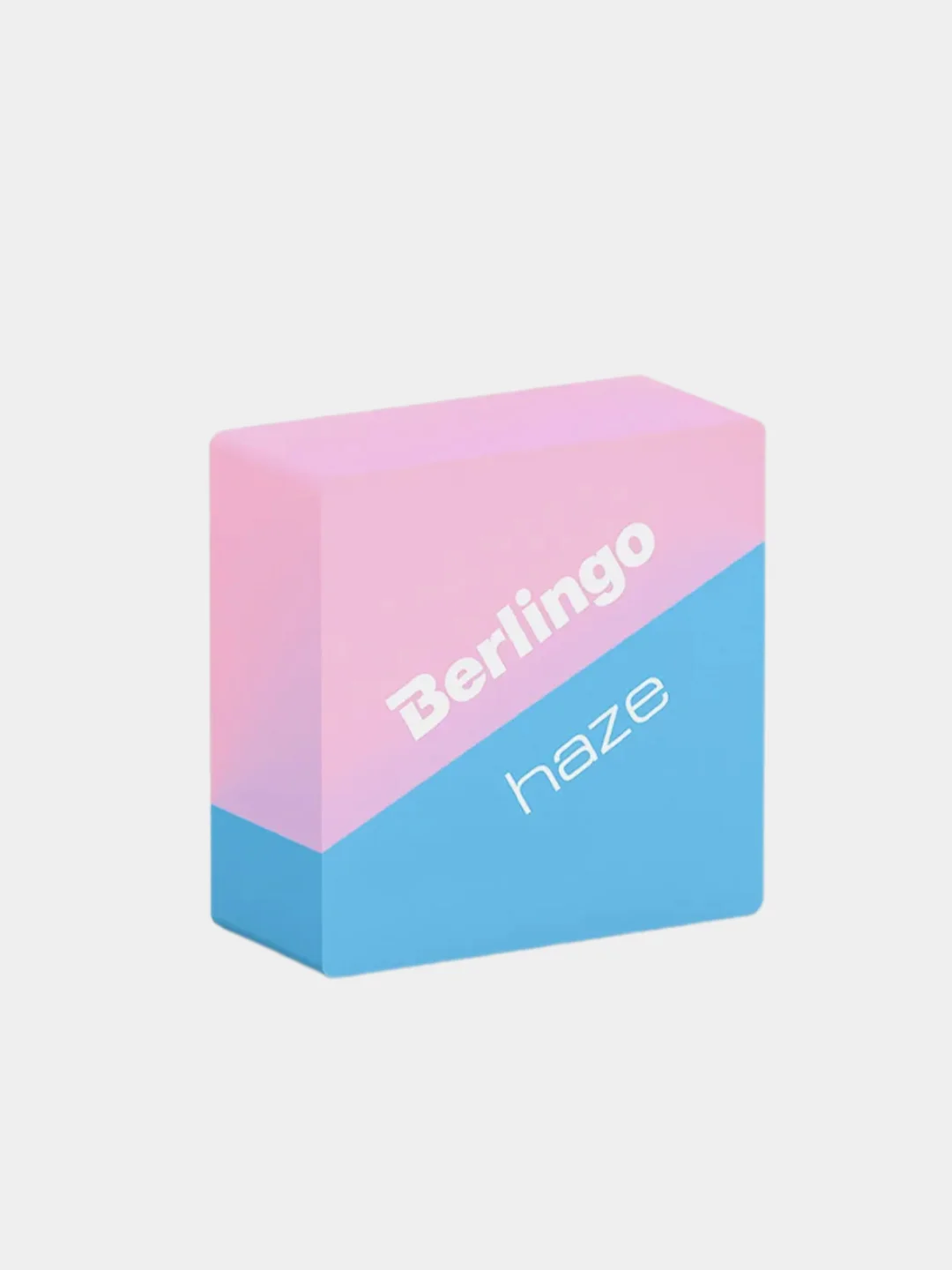 Ластик Berlingo "Haze", 4шт., прямоугольные, 33*33*14мм, пластиковая коробка