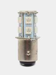 Лампа 12В стоп-сигнала (двухконтактная 1157 BAY15D, 13 красных LED диодов в цоколе)