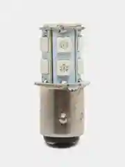 Лампа 12В стоп-сигнала (двухконтактная 1157 BAY15D, 13 красных LED диодов в цоколе)