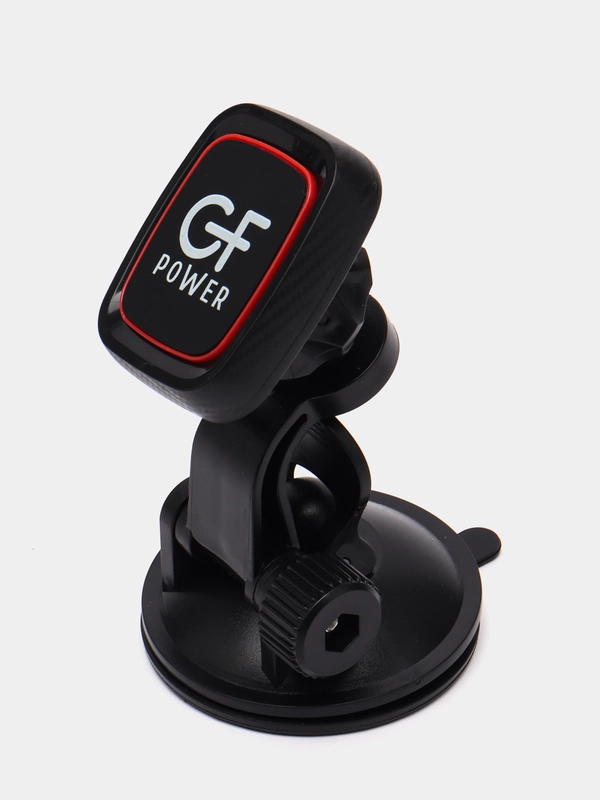 Держатель для телефона магнитный GFPoWeR CH-09, присоска, на приборную панель/стекло, 360