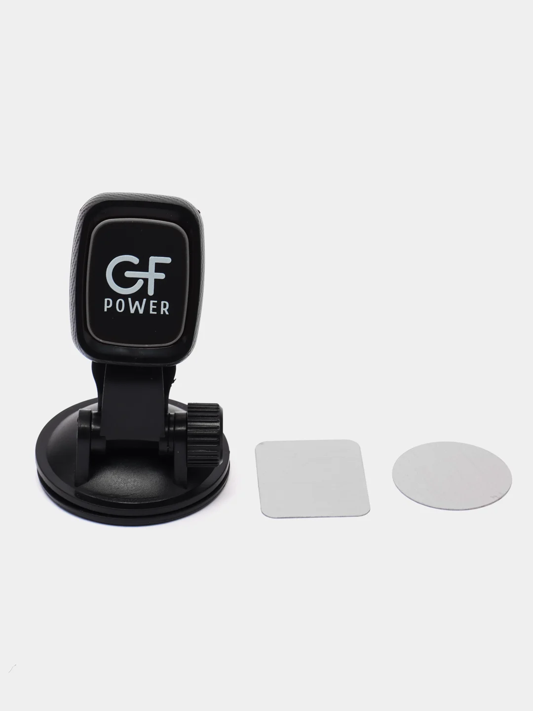Держатель для телефона магнитный GFPoWeR CH-09, присоска, на приборную панель/стекло, 360