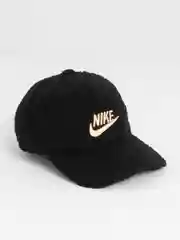 Черный утепленная кепка - бейсболка с нашивкой Найк (Nike)