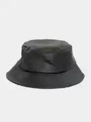 Черный кожаная панама / Панама из кожи / Панама на весну