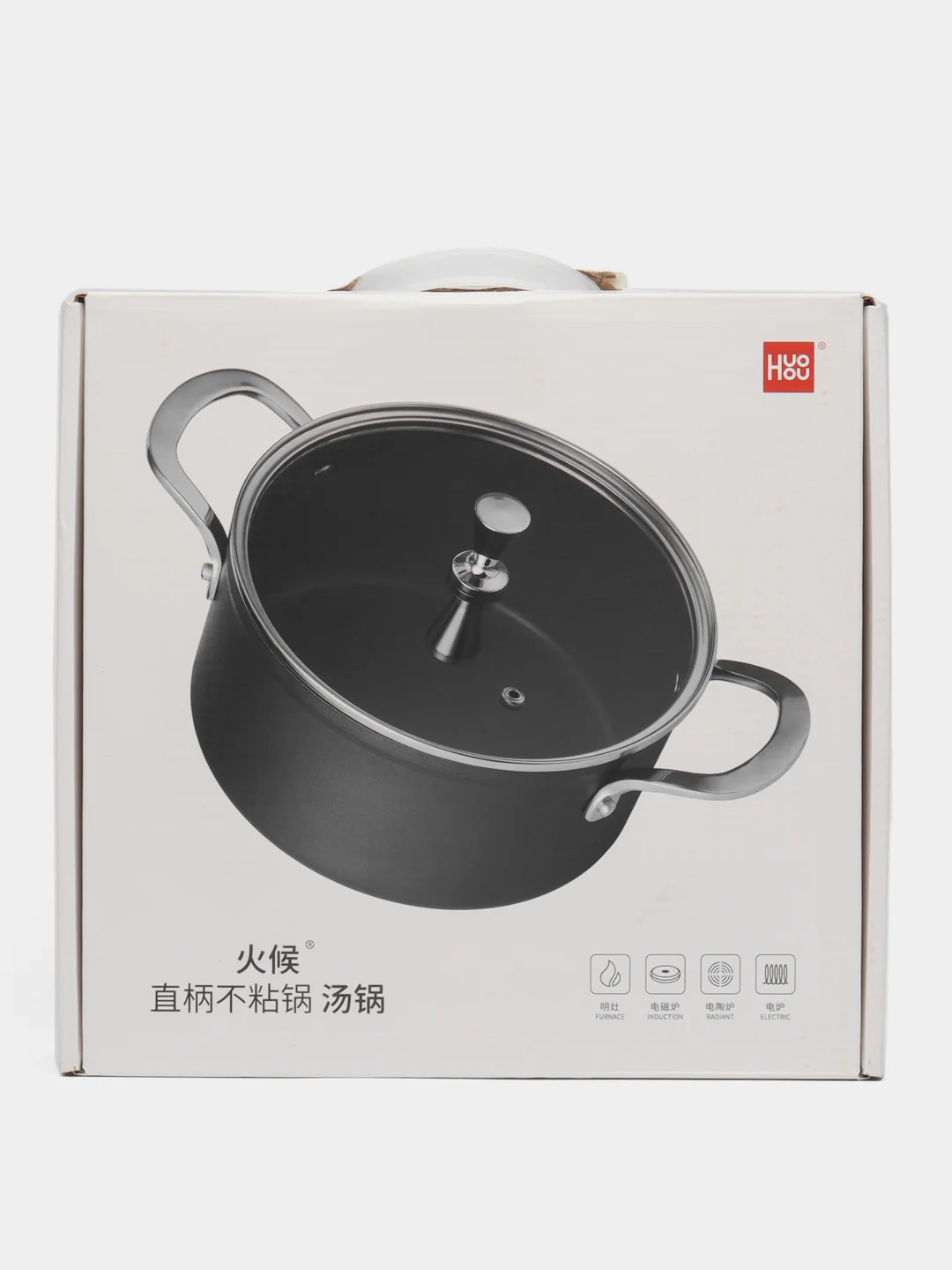 Черный кастрюля Xiaomi HuoHou Super Platinum Non-Stick Pan, HU0162