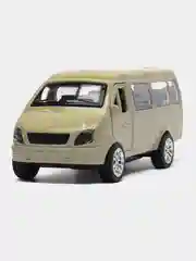 Бежевый металлическая коллекционная машинка ГАЗель ГАЗ-3221