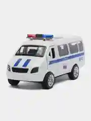 Белый металлическая коллекционная машинка ГАЗель ГАЗ-3221