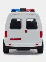 Белый металлическая коллекционная машинка ГАЗель ГАЗ-3221