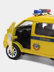 Желтый металлическая коллекционная машинка ГАЗель ГАЗ-3221