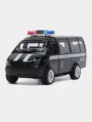 Угольный металлическая коллекционная машинка ГАЗель ГАЗ-3221