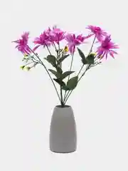 Фуксия хризантемы искусственные, пластиковые