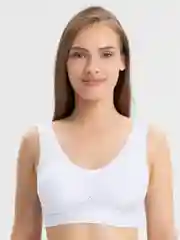 Белый топ женский больших размеров, бюстгальтер