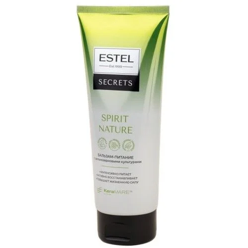 Бальзам-питание с цельнозерновыми культурами для волос ESTEL SECRETS SPIRIT NATURE, 200 мл