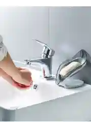 Мыльница "Лепесток" со сливом воды
