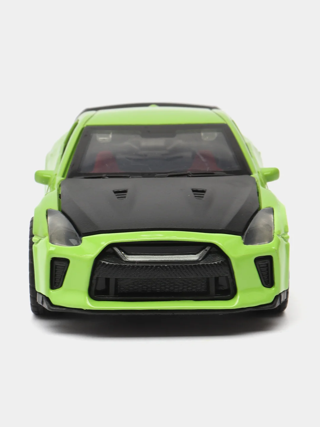 Красный металлическая коллекционная машинка Nissan GT-R