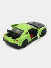 Красный металлическая коллекционная машинка Nissan GT-R