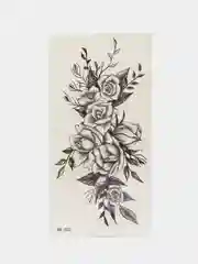 Розовый переводная тату / Временная татуировка/ 9,6 * 19 см
