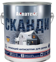 Антисептик для дерева Акватекс Сканди, айсберг, 2,5 л