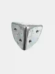 Уголок 1-10, 50х50х50 мм. Два отверстия. Универсальный. Оцинкованная сталь
