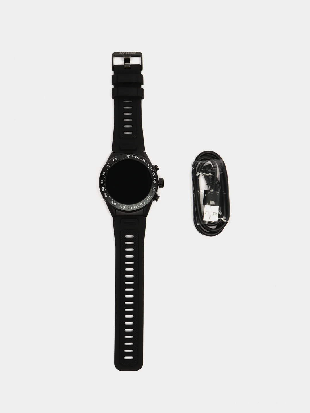 Умные часы BandRate Smart BRSV35PBB с пульсометром, шагомером, мониторингом сна