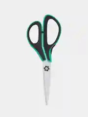 Ножницы Berlingo "EASYCUT 350", 18 см, бирюзовые, эргономичные ручки, мягкие вставки