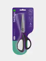 Ножницы Berlingo "EASYCUT 350", 18см, сиреневые, эргономичные ручки, мягкие вставки