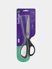 Ножницы Berlingo "EASYCUT 350", 23 см, серые, эргономичные ручки, мягкие вставки