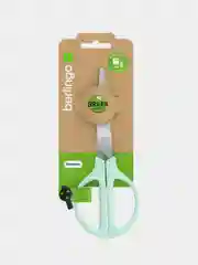 Ножницы Berlingo "Green Series" 17cм, зеленый, европодвес
