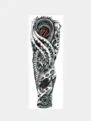 Коричневый временная татуировка "Рукав", 48 х 15,8 см