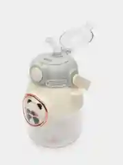 Розовый поильник бутылочка с трубочкой