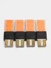 Розовый лампа габаритов (габаритная) светодиодная T10 W5W 12 V, LED 1 SMD, без цоколя, W2.1x9.5d