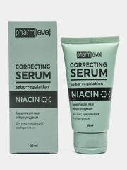 Сыворотка для лица ночная себорегулирующая, pharmlevel NIACIN, 50 мл