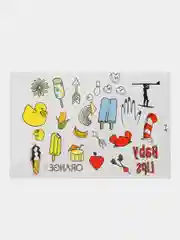 Оливковый переводная татуировка, 15*10 см, 12 видов