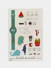 Черный переводная татуировка, 15*10 см, 12 видов
