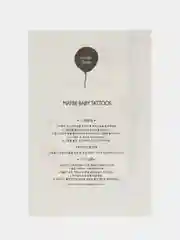 Черный переводная татуировка, 15*10 см, 12 видов