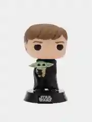 Фигурка Funko POP! "Люк Скайуокер с Грогу" (482), Star Wars ATG Mandalorian