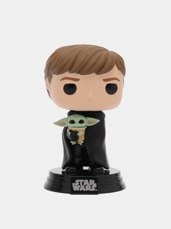 Фигурка Funko POP! "Люк Скайуокер с Грогу" (482), Star Wars ATG Mandalorian
