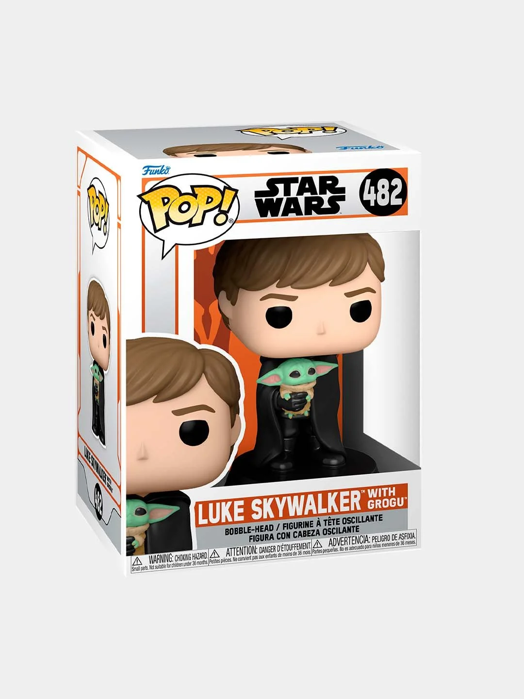Фигурка Funko POP! "Люк Скайуокер с Грогу" (482), Star Wars ATG Mandalorian