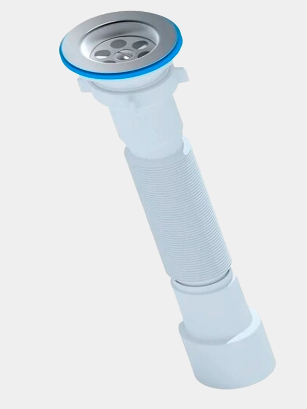 Сифон гофрированный, 1 1/2"х40/50мм