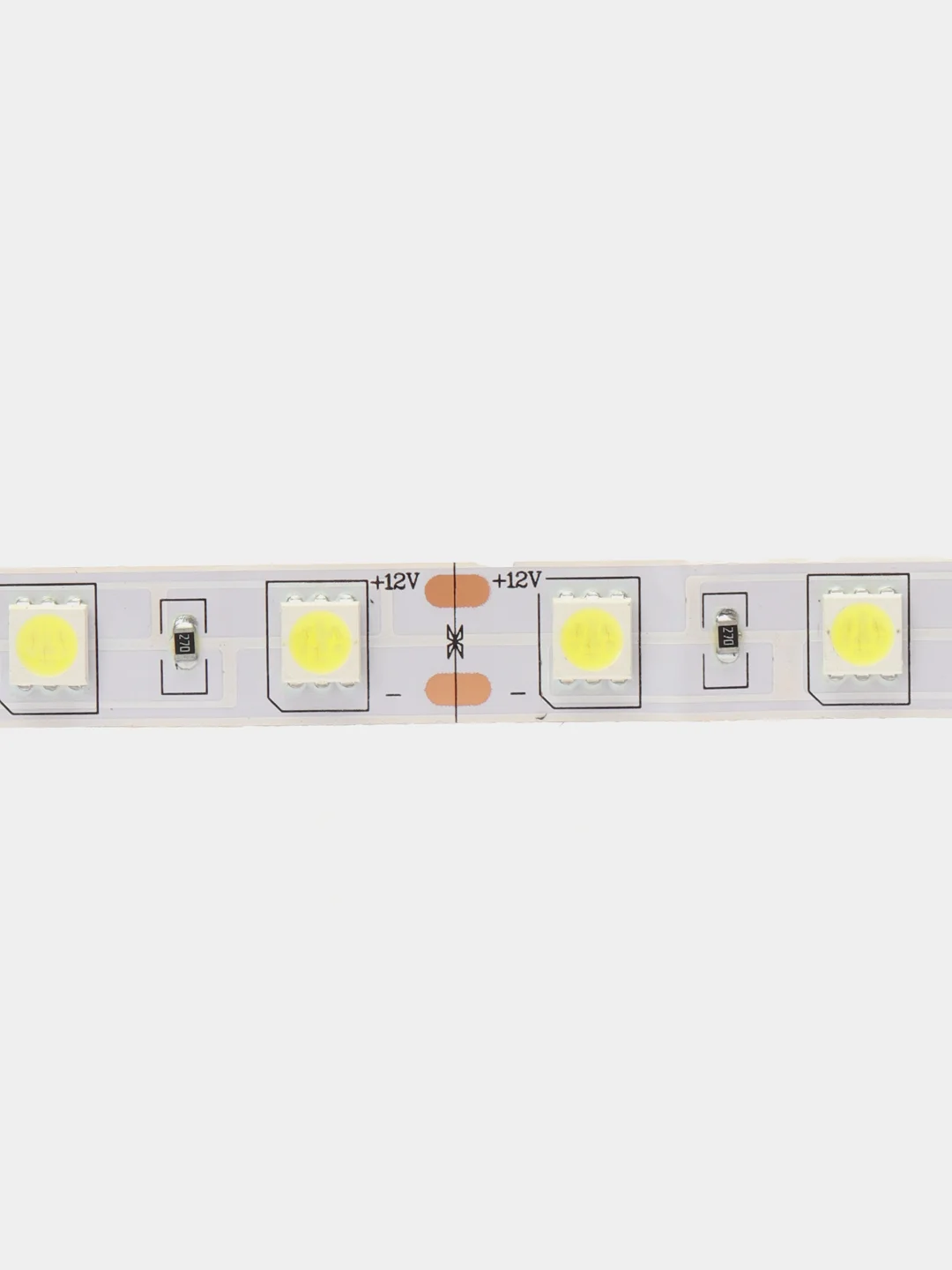 Лента светодиодная 12V 14.4 Вт/м 60 свд/м IP20 6000K 5м 840 Лм/м Ecola SMD5050 S2LD14ESB
