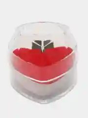 Алый футляры подарочные под кольцо , кулон, брошь  "Сердце"