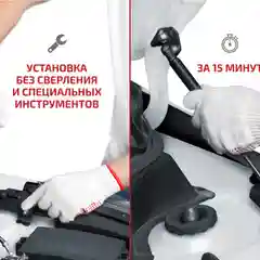 Газовые упоры капота АвтоУпор для JAC J7 (Джак Ж7) I поколение 2020-н.в., 2 шт., UJACJ7011