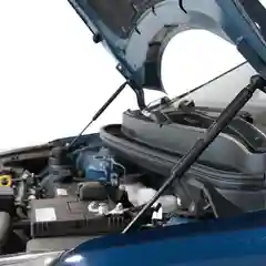 Черный газовые упоры капота АвтоУпор для Kia Rio III 2011-2015 2015-2017, 2 шт., UKIRIO012