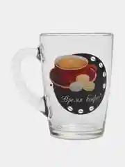 Бордовый кружка Капучино Кофе-пауза