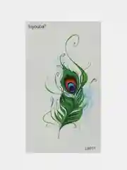 Белый временные татуировки, "Перо"